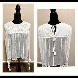 Free People Sheer Top